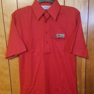 Smiths Trucking Vintage Uniform Shirt SMALL RED 1970s F1